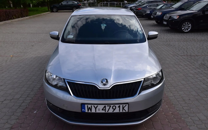 Skoda RAPID cena 42400 przebieg: 147899, rok produkcji 2017 z Rzeszów małe 781
